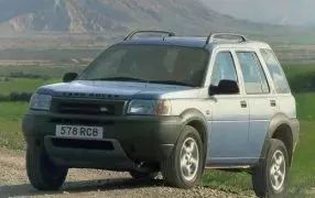 Black Leatherlook delanteras y traseras cubiertas de asiento de coche Land Rover Freelander todos los años 