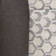 Terciopelo gris / Jacquard gris y beige